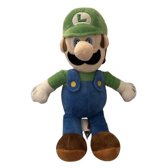 Super Mario Luigi Plush 12" 2023 Nintendo Collectible Toy - Picture 2 of 3